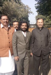 with minister of environment prakash javdekar ji